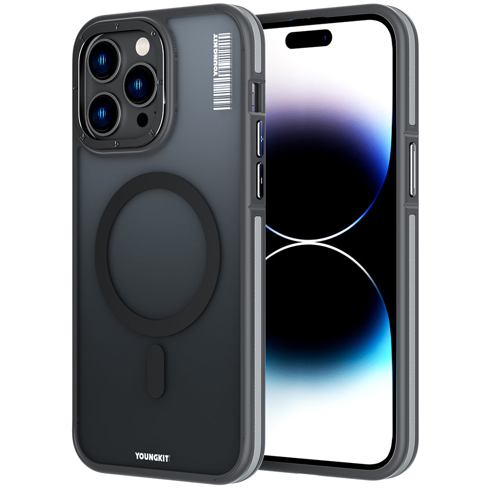 Youngkit Rock Sand Serisi iPhone 14 Pro Kılıf Magsafe Şarj Özellikli Telefon Kılıfı - 2 Youngkit Rock Sand Serisi iPhone 14 Pro Kılıf Magsafe Şarj Özellikli Telefon Kılıfı - 2